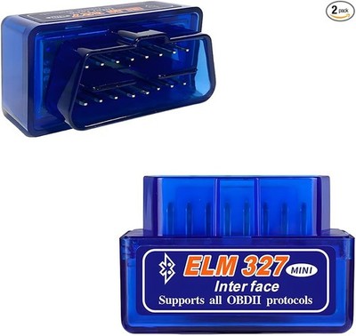 2PCS ELM327 OBD  Car Auto Diagnostic Scanner, Mini OBDII Professional Bluetooth
