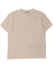 T-shirt uomo ZARA top piccolo cotone bianco AW09