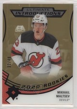 2020 Upper Deck Ultimate Collection Introductions Gold 32/49 Mikhail Maltsev 2y6