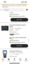 Innova Smart Diagnostic System Obd2 Scanner Code Reader With Case