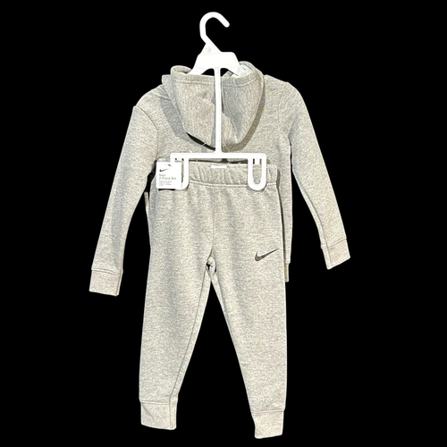 Nike Little Boys Fleece Pullover Hoodie & Joggers Outfit Set Size 4 Gray-Green - Bild 5 von 10