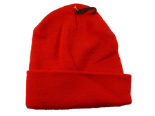 Ski Snow Winter Plain solid Hat Cap Red new toboggan beanie toque cold weather