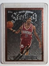 Allen Iverson 76ers 96-97 Topps Finest, Sterling Bronze RC #240 RC ⚡