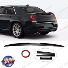 For 11-23 Chrysler 300 300s Srt8 M Style Gloss Black Highkick Trunk Spoiler Wing