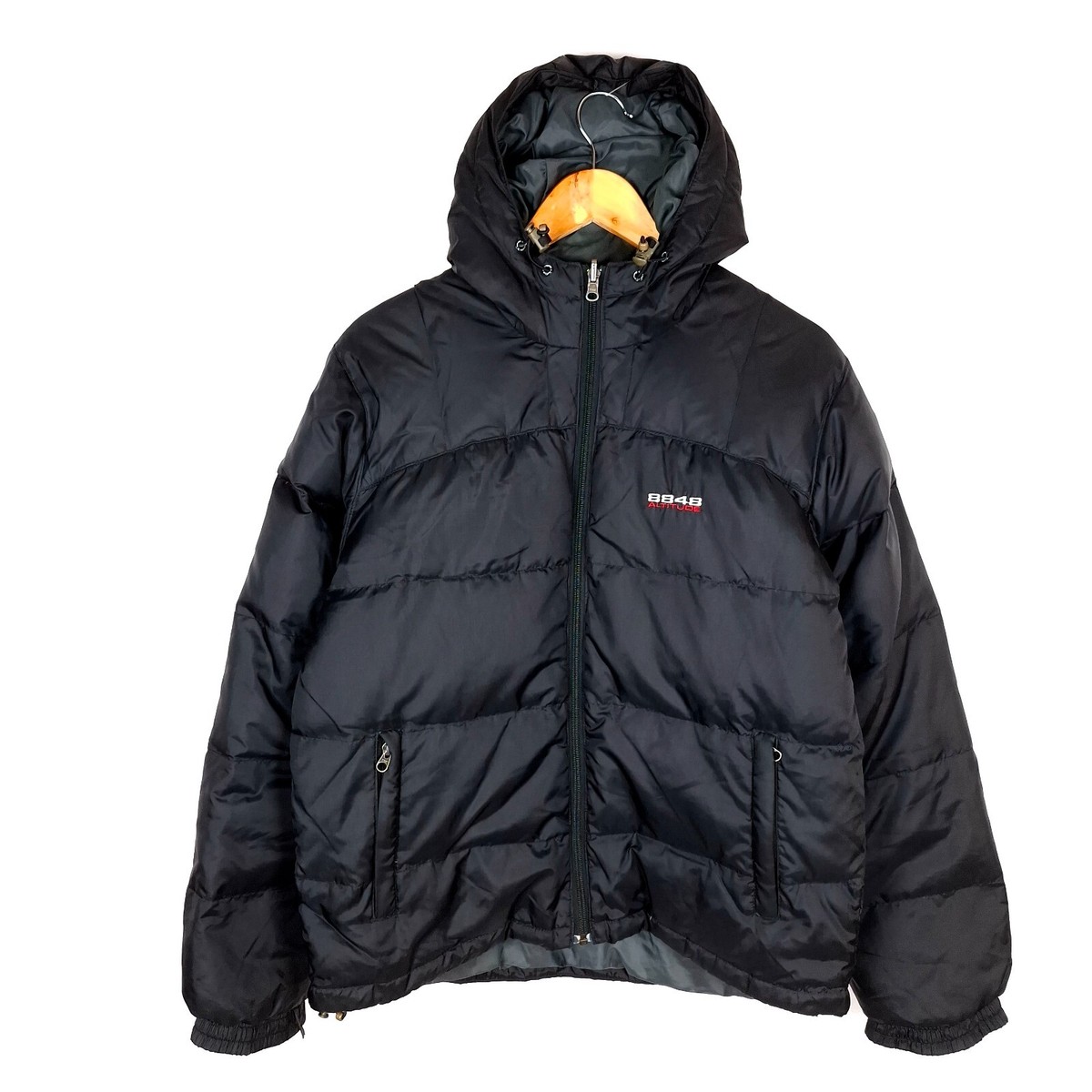 8848 ALTITUDE Men's Puffer Jacket Size S Black Insulated Down Full