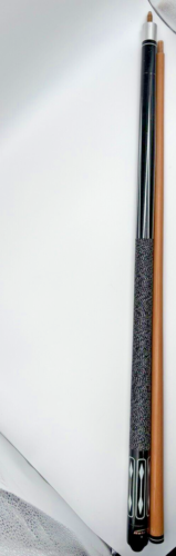Halex Pool Cue Stick due pezzi manico avvolto bianco e nero 20 once 57" - Foto 4 di 5