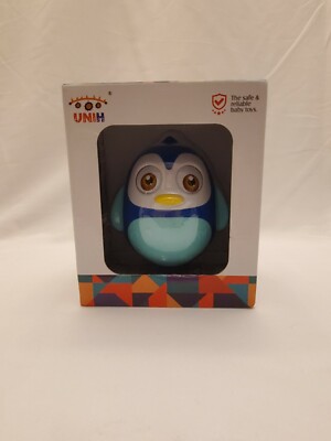 UNIH Roly Poly Baby Toys 6 to 12 Months, Tummy Time Wobbler Toys, Penguin Tum...