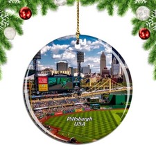 USA America PNC Park Pittsburgh Christmas ornament city travel souvenir