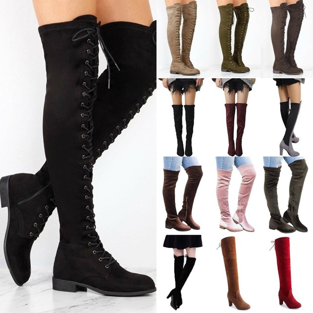 clarks thigh high boots