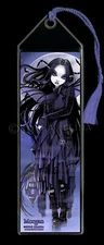 Gothic Vampire Bat Purple Moon Fairy Morgan BOOKMARK Myka Jelina Art