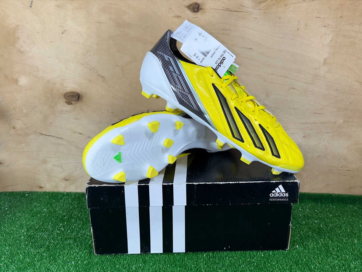 Adidas Adizero F30 FG G65394 Yellow boots Cleats mens Football