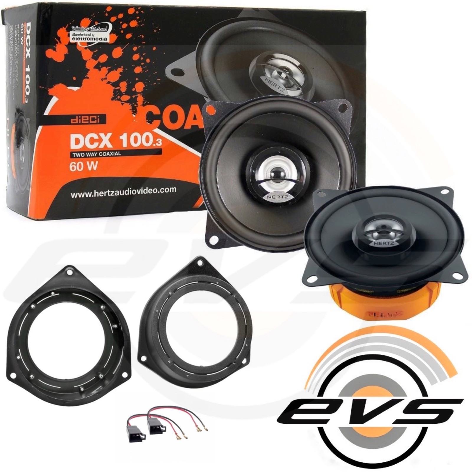 Altoparlanti Hertz DCX 100.3 per Ford Ka 2009 | Kit 2 Casse 10cm