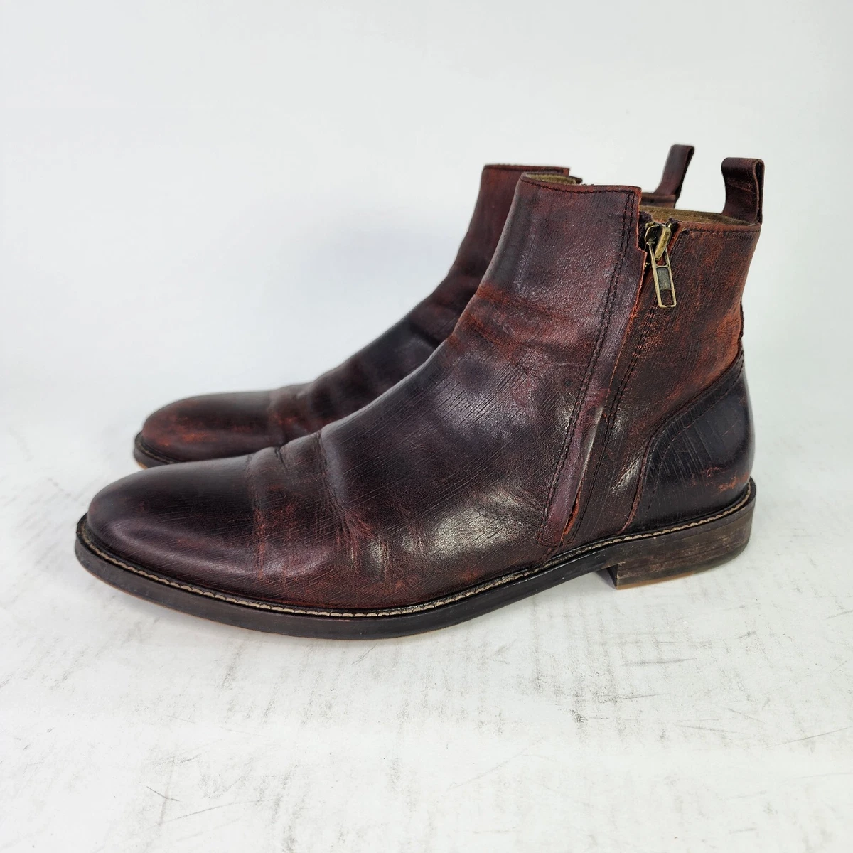 Aston grey chelsea boots sale