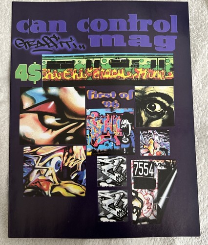 Can Control Graffiti Magazines 1996 First Issue New Condition - Kaws ...
