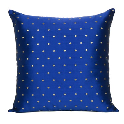 Art Silk Square Cushion Cover Handmade Zipper Indoor Outdoor Pillows Case 