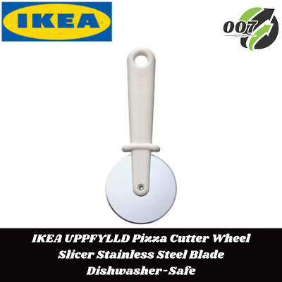 IKEA UPPFYLLD Pizza Cutter Wheel Slicer Stainless Steel Blade Dishwasher-Safe