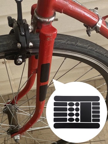 Bicycle Chain Protection Stickers MTB Cycling Frame Protective Film Anti-scratch - Picture 7 of 14