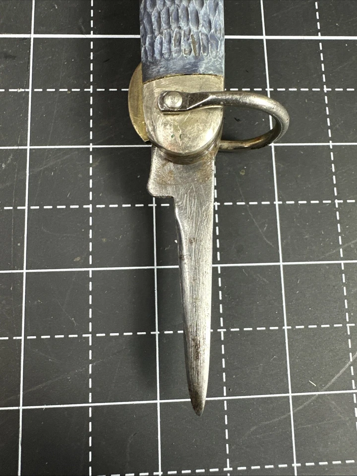 Navaja de Bolsillo Plegable Vintage BSA Cub Scout Camillus Nueva York EE. UU. Azul Foto 3 de 4