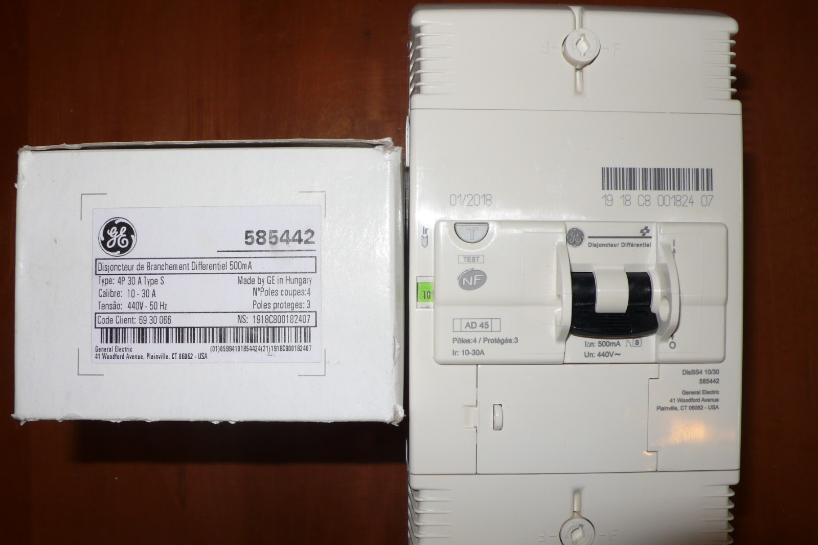 Disjoncteur différentiel 4P 500mA S pour sécuriser une installation triphasée 10-30A