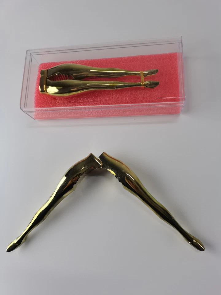 Ladies Legs Nut Cracker Cast Aluminum polishing Golden Gift CraftS - Image 4 of 4