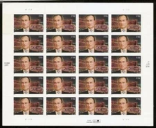 3882 - 37¢ Moss Hart- Sheet/Pane of 20 - MNH