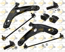 8Pcs Lower Control Arms For 08-14 Scion xD Outer Ends Sway Bar Bushings Mesetas