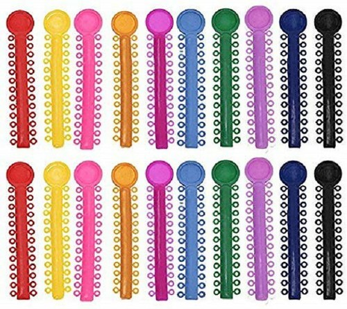 1040pc Dental Orthodontic Ligature Ties Braces Elastic Rubber Band Mixed ColorUS - Picture 7 of 7