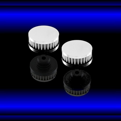 Dual Chrome 2 Inch Filter Style Valve Cover Breathers Fit Chevy 283 327 350 400 eBay