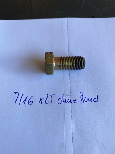 VW T3 Bus Befestigungsschraube Gurte/Gurtschloss 7/16"x25 ohne  Bund orig. VW