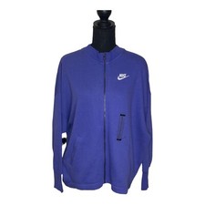 Nike NWT XS Purple Oversized Full Zip Sweatshirt 70 1176C