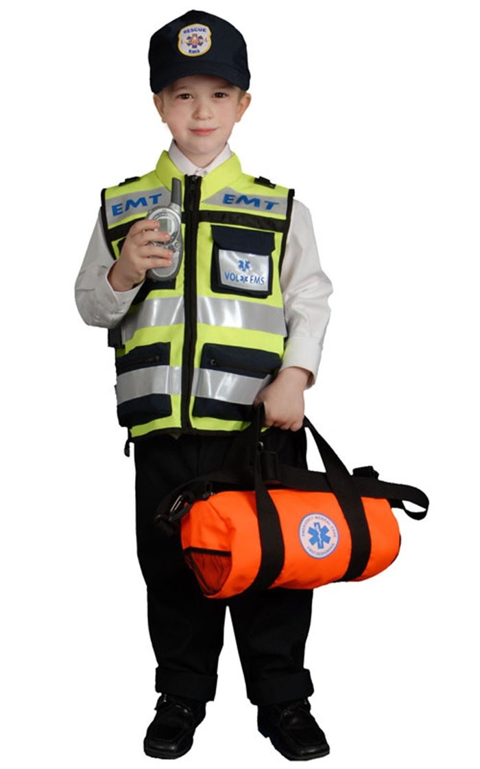Disfraz De Juego De Rol De EMT Para Niños