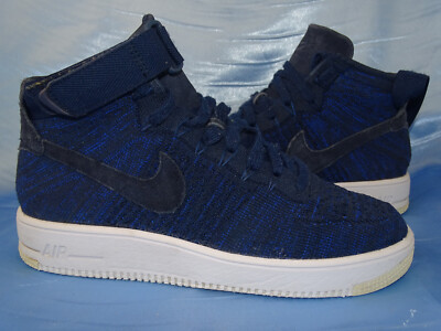 NIKE AIR FORCE 1 ULTRA FLYKNIT HI SNEAKER MID GR 41 SCHUHE BLAU AF1 LTD SE /R1