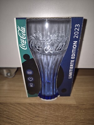 Limited Edition McDonalds Coca Cola Glas 2023 Blau OVP