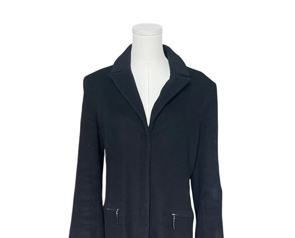 Abrigo largo de lana cachemir vintage BCBG para mujer talla 8 silencioso lujo dinero antiguo Foto 2 de 4