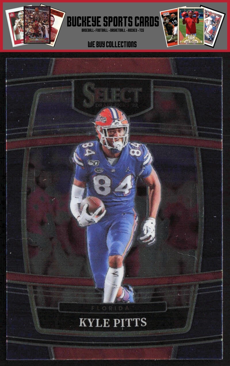 2022 Panini Select Draft Picks Blue (Retail Base) Kyle Pitts #81