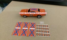Hot Wheels General Lee 6 Set Decals 1:64 Charger The Dukes Of Hazzard Fast Ship