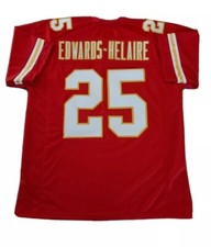 Edwards-Helaire Custom Stitched Football Jersey Mens Sizes Sm-6XL Kansas City