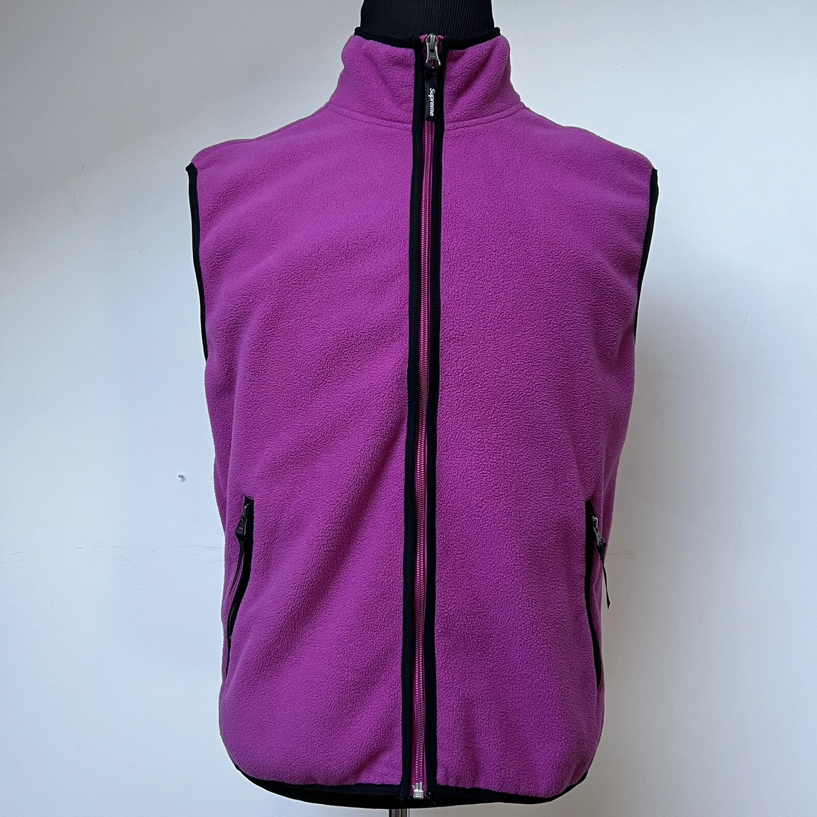 2015 FW15 gilet d'occasion Supreme Polartec M moyen bon état vintage