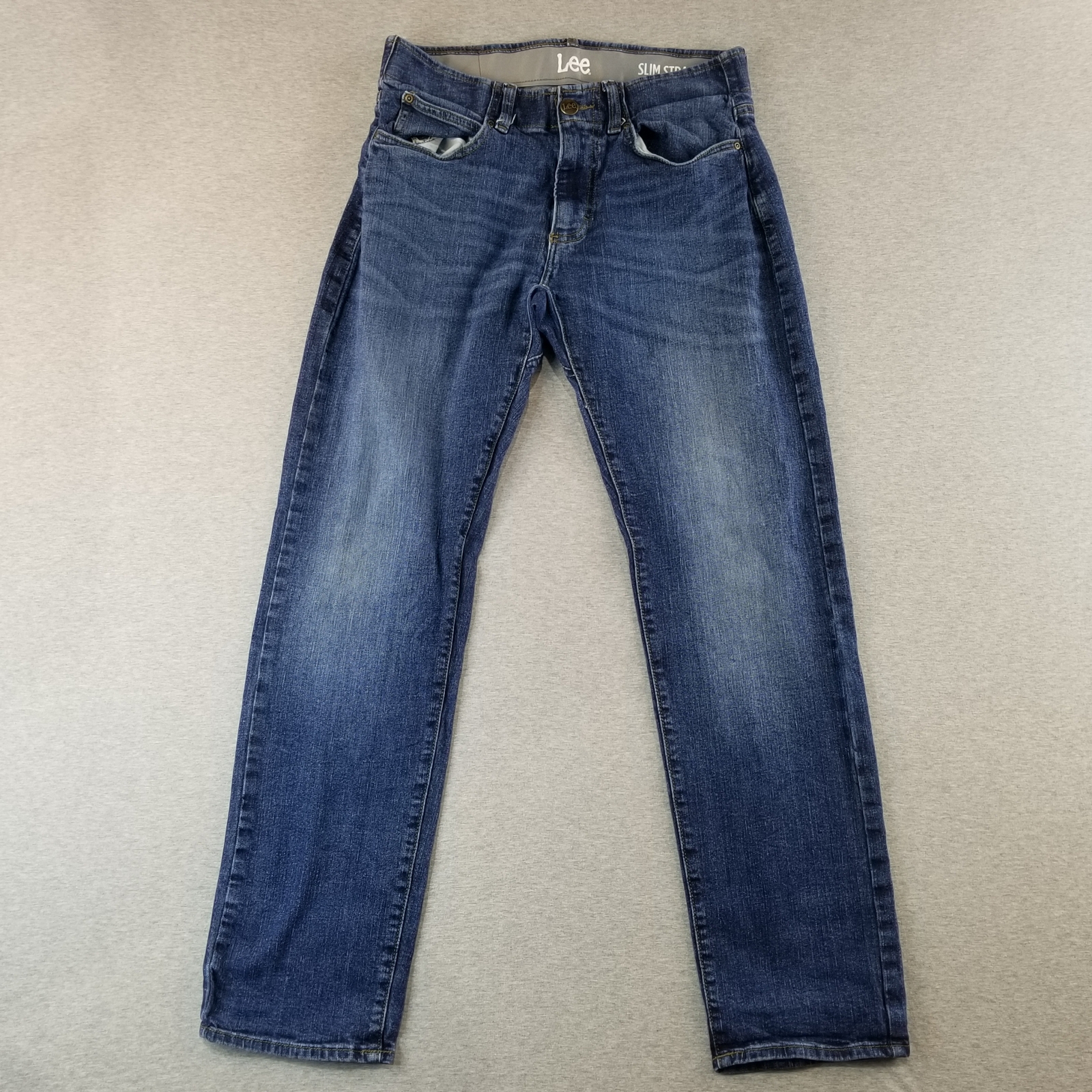 's Sz 32x32 Slim Straight Dark Wash Normcore Nice Quality