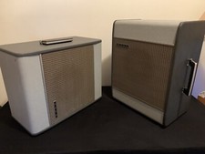Sistema de altavoces Sony SS-80 de colección notablemente raro 1965 maleta altavoces