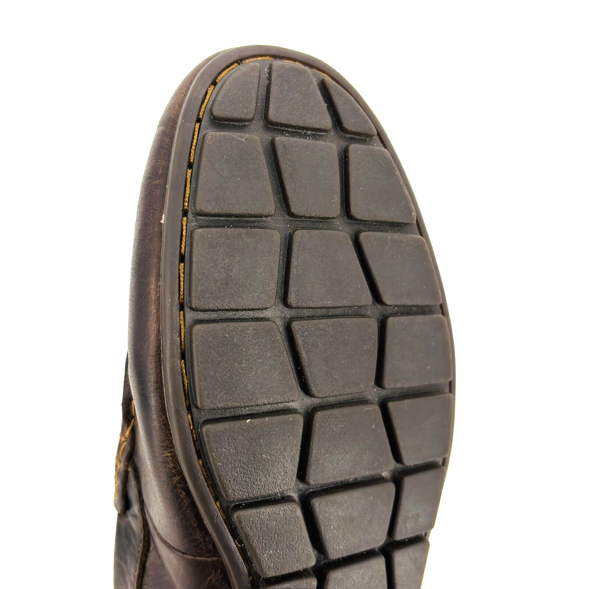 Mens 8.5 M Born Allan Casual Slip On Brown Leather Loafer 