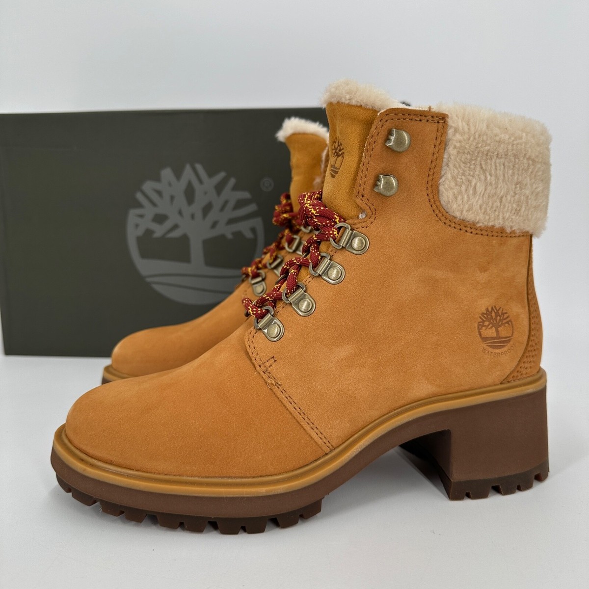 国内配送 Timberland W's KINSLEY WP BOOT WHEAT NUBUCK Timberland Kinsley 6