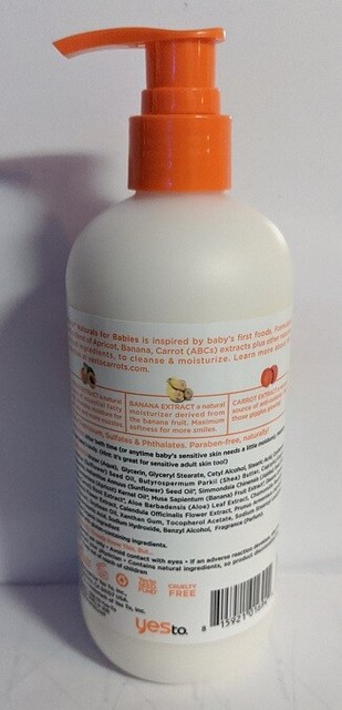 2 Bottles Yes To Naturals Baby Body Lotion 12fl Oz Brand For Sale Online Ebay