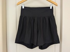 Halara SoftlyZero Airy Super High Waisted Shorts 5" Pockets Black L