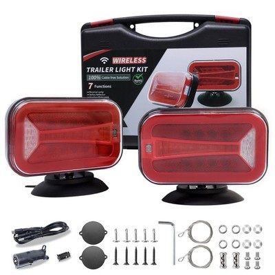 Wireless 5-in-1 LED Trailer Lights USB-C Magnetic Waterproof Tail Light Set