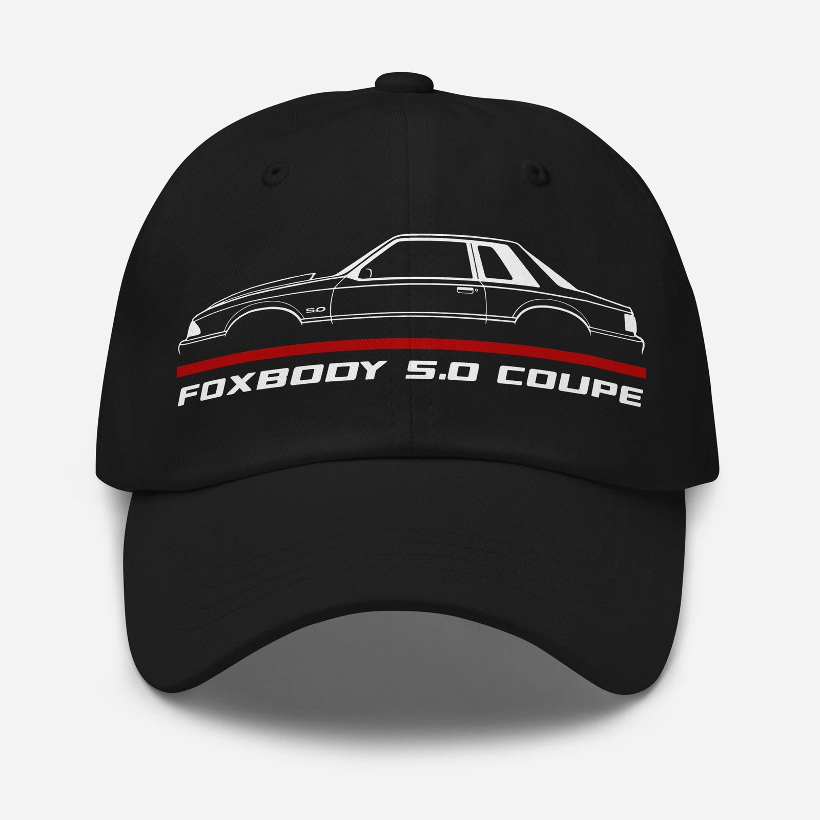 Premium Dad Hat For Mustang Coupe 5.0 Foxbody Car Owners Birthday Gift