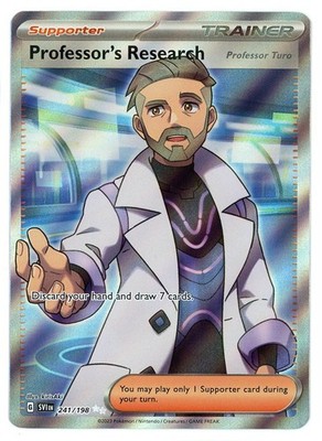 Professor's Research 241/198 Scarlet & Violet Base Set Pokemon Karte