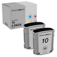 2PK Black C4844A High Yield Ink Cartridge for HP 10XL Business Inkjet 1000 1100d
