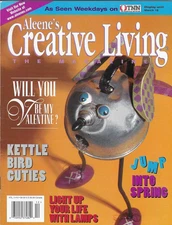 Aleene's Creative Living Magazine Feb 1997 Decorations Crafts Valentine's Day