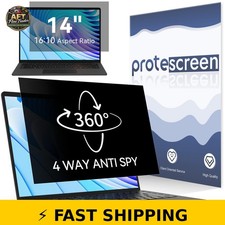 Protescreen 360 Privacy Screen 14" for Laptop - Anti Glare Filter